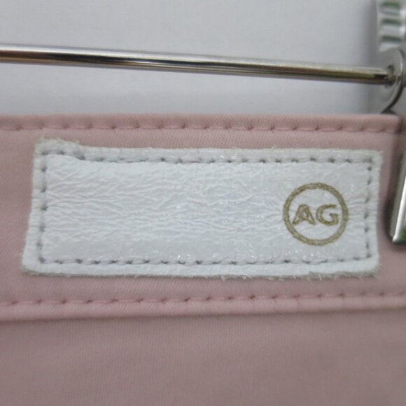 AG Cigarette Prima Mid Crop Jeans Rose Quartz Pink Size 25 - Picture 9 of 13